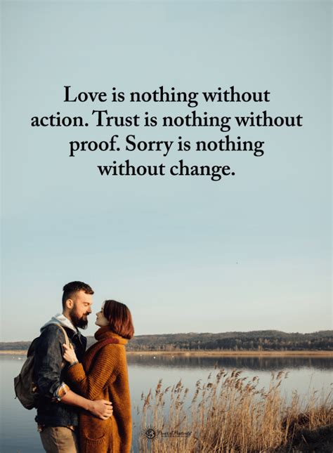 love is nothing without action meaning in hindi